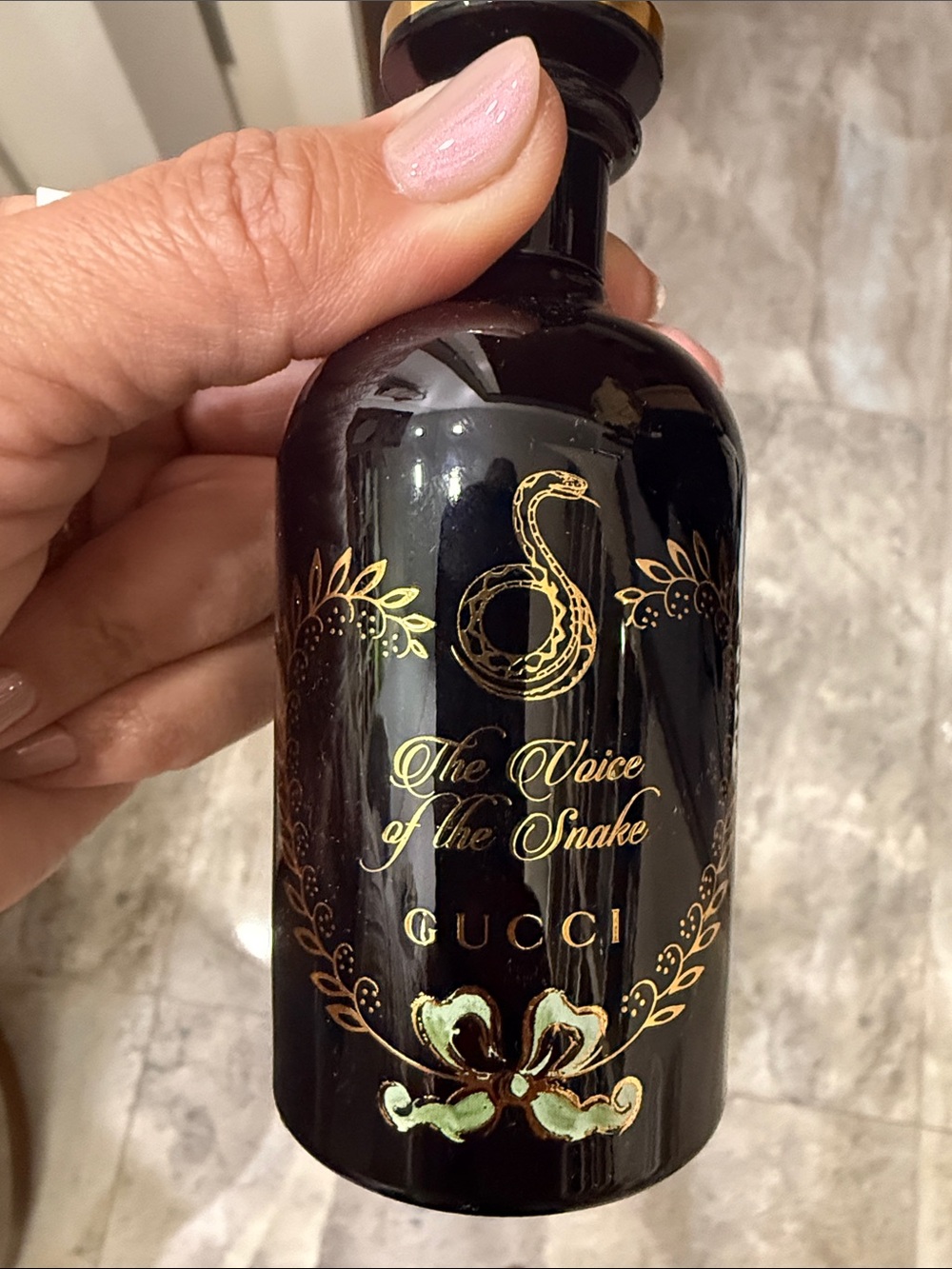 Gucci The Voice of the Snake Bath & Body - Black with Gold Accents